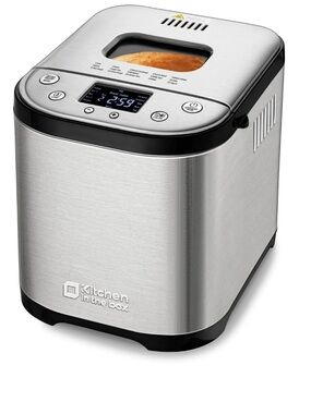Kitchen in the Box 15-in-1 2LB Stainless Steel Automatic Bread Maker